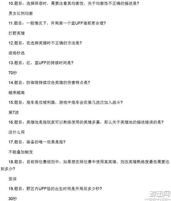 主宰的刷新时间间隔是多少分钟（王者荣耀夫子的试炼答案汇总 第一条主宰的刷新时间？）-第4张图片-拓城游