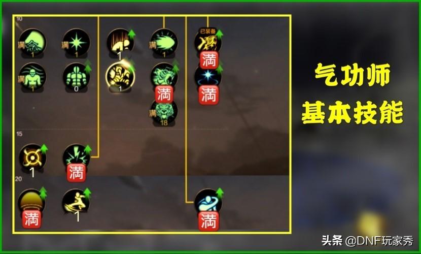 《DNF》新版PK男弹药怎么加点？（气功师PK教学：正确的加点，是战胜对手的关键）-第6张图片-拓城游