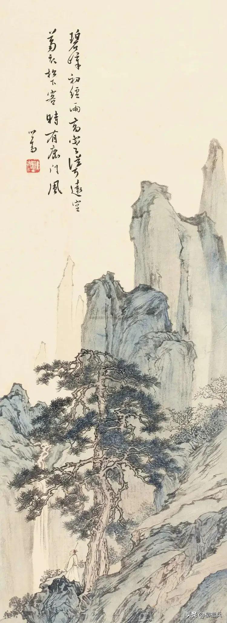 谁能帮我做个问道40x40像素头像图片要个梦字（名家山水画《问道图》欣赏）-第23张图片-拓城游