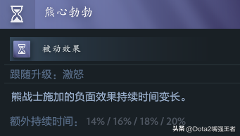 熊战士Ursa出装：何时开启BKB才能最大化效益？（Dota2 7.37更新后命石分析及装备选择，第85篇：啪啪熊——熊战士）-第5张图片-拓城游