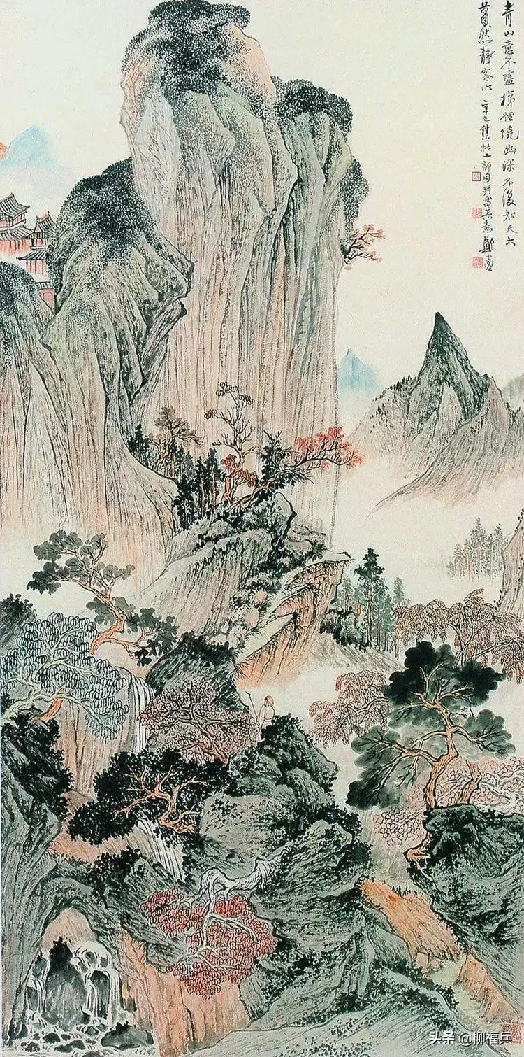 谁能帮我做个问道40x40像素头像图片要个梦字（名家山水画《问道图》欣赏）-第2张图片-拓城游