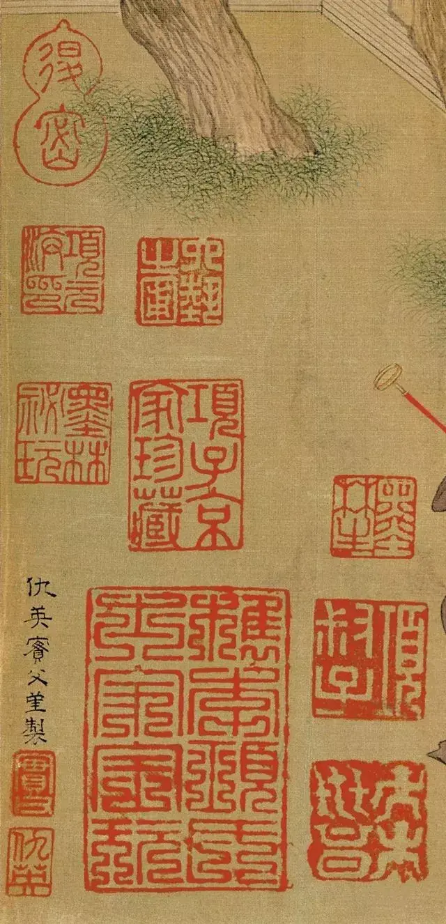 《汉宫春晓图》画作介绍（中国十大传世名画之一，《汉宫春晓图》高清细赏，收藏了）-第49张图片-拓城游