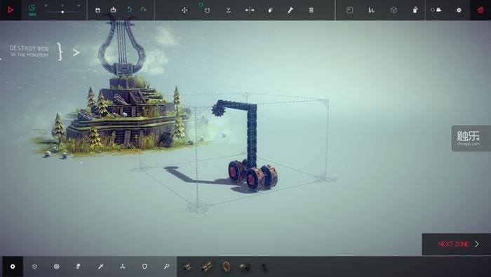 besiege火焰推进器怎么用（都说《Besiege》是个“中世纪攻城游戏”，但这高达、猫娘和超级要塞是怎么回事？）-第2张图片-拓城游