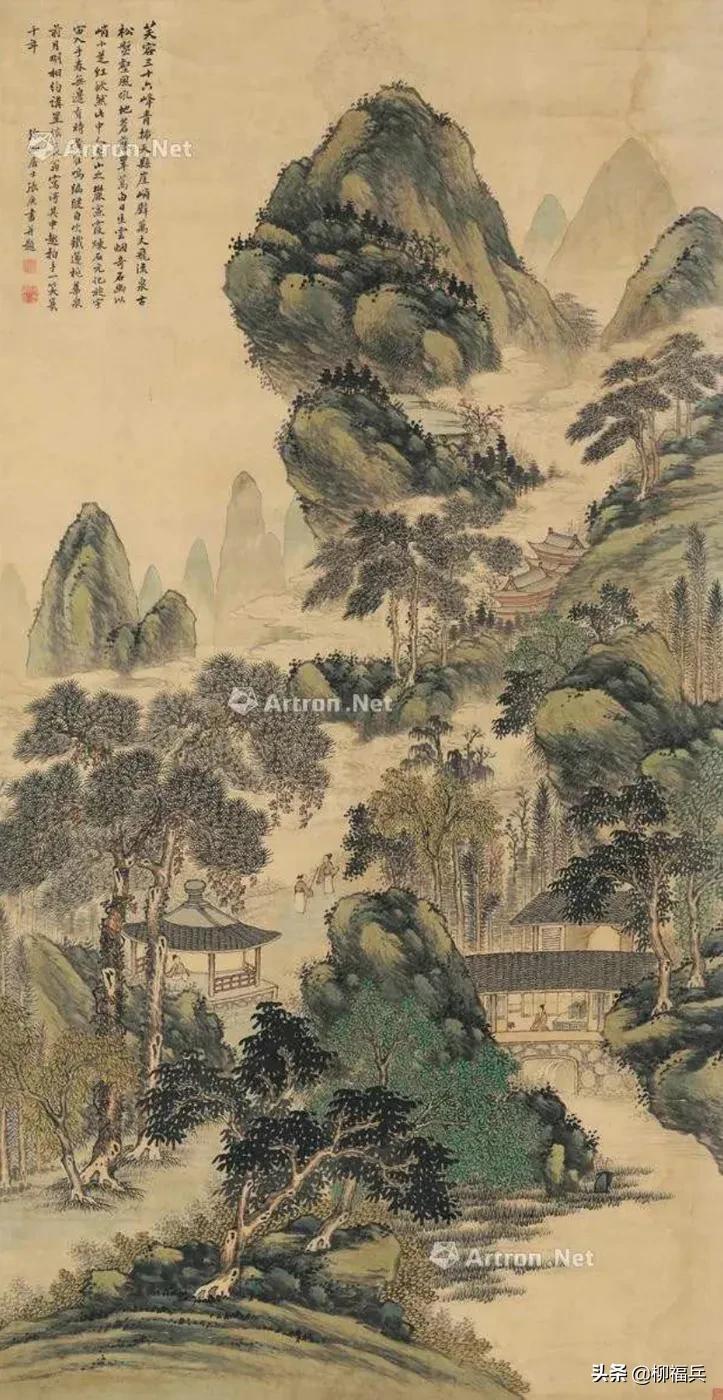 谁能帮我做个问道40x40像素头像图片要个梦字（名家山水画《问道图》欣赏）-第34张图片-拓城游