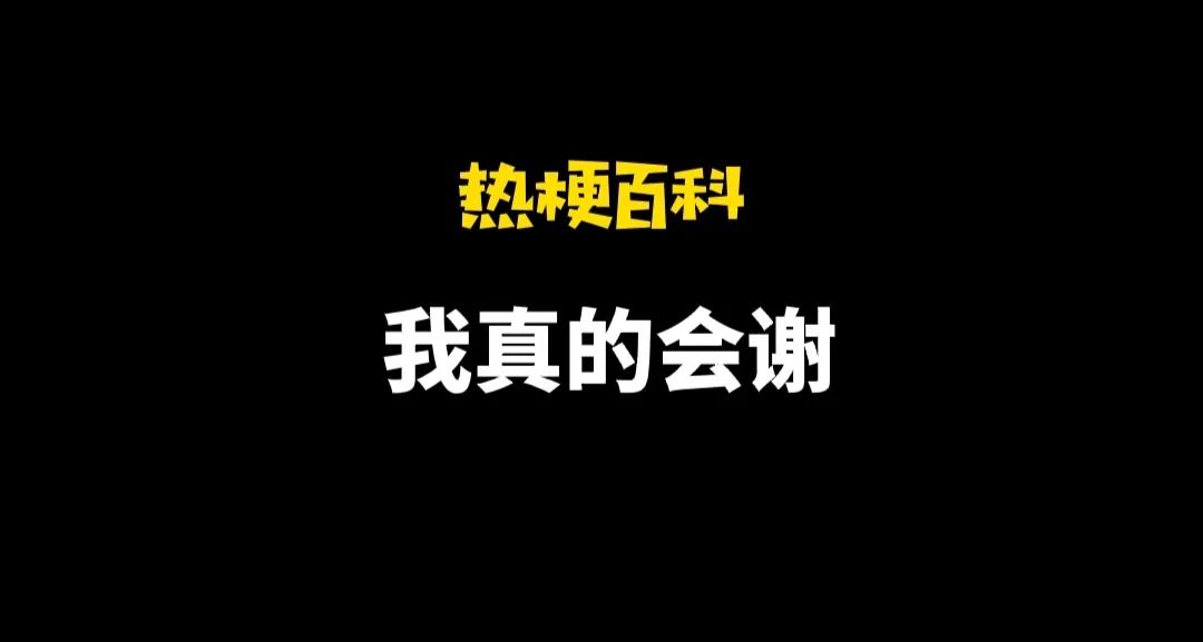 真的会谢是什么意思网络用语（「热梗百科」“我真的会谢”是什么梗？）-第2张图片-拓城游