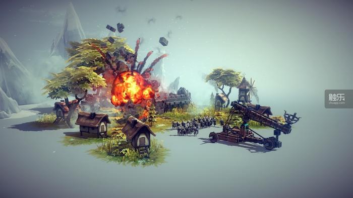 besiege火焰推进器怎么用（都说《Besiege》是个“中世纪攻城游戏”，但这高达、猫娘和超级要塞是怎么回事？）-第6张图片-拓城游