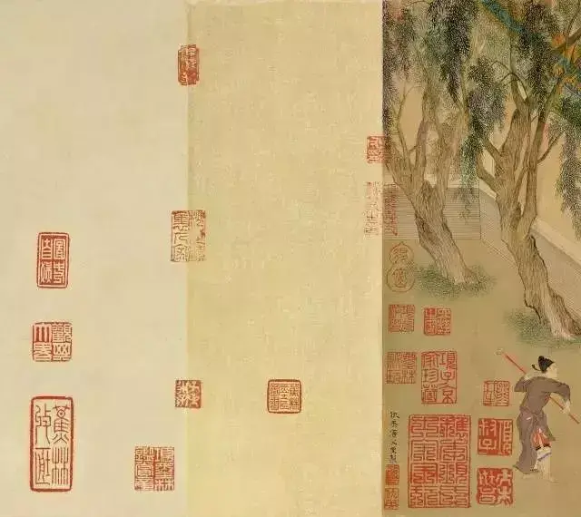 《汉宫春晓图》画作介绍（中国十大传世名画之一，《汉宫春晓图》高清细赏，收藏了）-第50张图片-拓城游