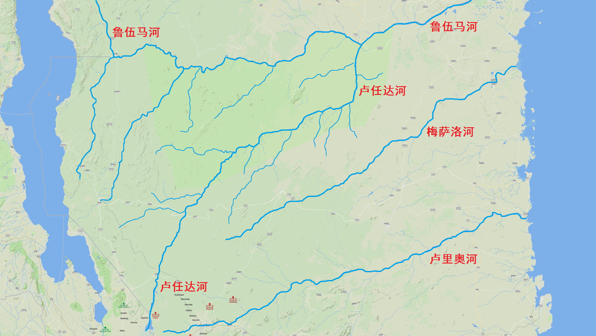 目前世界上最长的海峡（莫桑比克河流概况）-第6张图片-拓城游