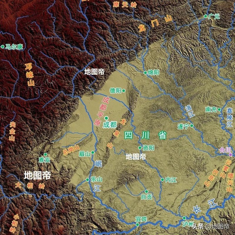 益州的地理优势与三国时期的城池划分-第7张图片-拓城游