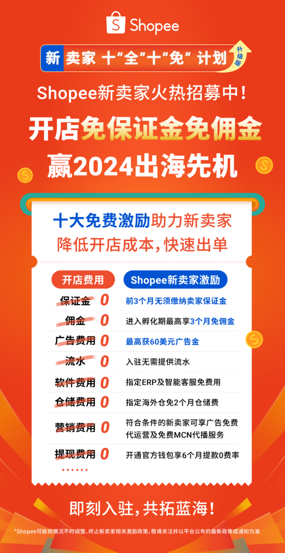 芒果店长可以铺货到淘宝吗(Shopee开年第一炸，免去保证金和佣金，一步到位的入驻政策)-第3张图片-拓城游