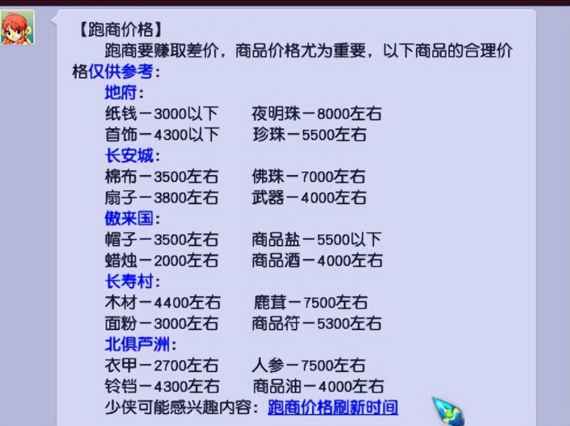 梦幻西游2跑商攻略：终极傻瓜版，长安长寿无脑跑，跟着老司机买-第4张图片-拓城游