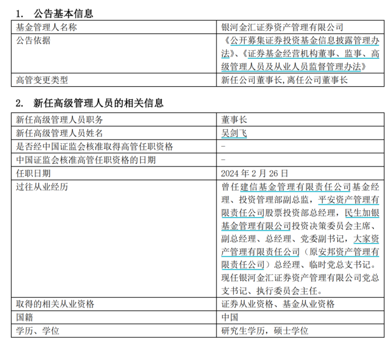 银河金汇：公募老将接掌，能否助银河证券圆梦公募牌照？-第2张图片-拓城游