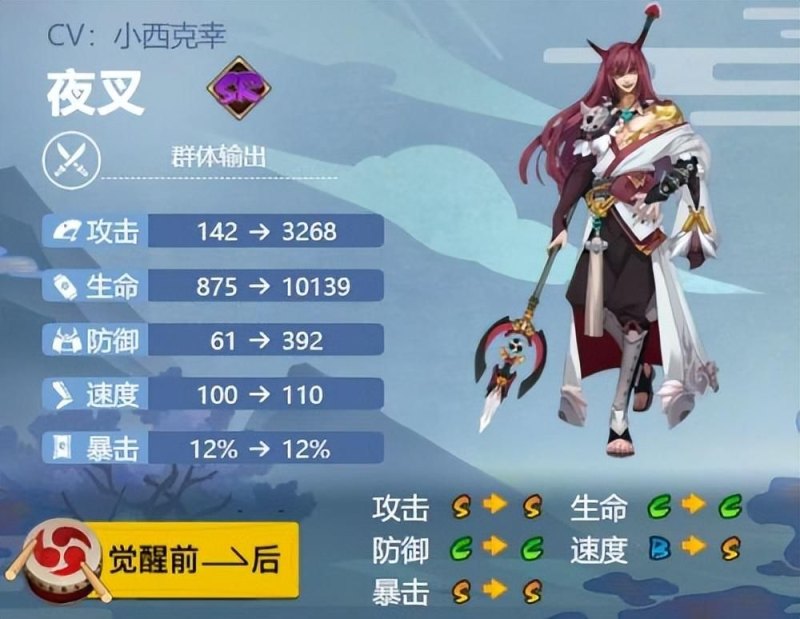 《阴阳师》新式神夜叉技能介绍及培养分析-第2张图片-拓城游