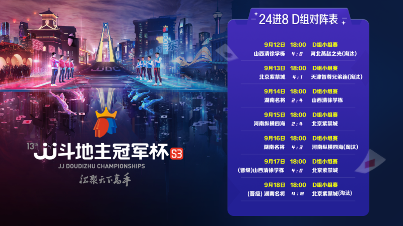 S3赛程(9月18日晚山西清徐学栋、湖南名将成功晋级8强赛！)
-第10张图片-拓城游