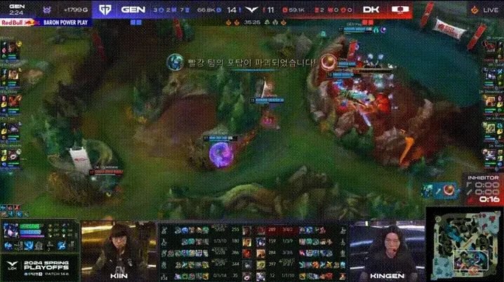 lck春季赛哪里直播（2024 LCK 春季赛GEN 3-2 DK）-第17张图片-拓城游